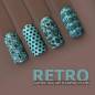 Preview: Moyra Stamping Schablone - Retro Nr.21