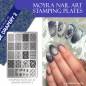 Preview: Moyra Stamping Schablone - Damask Drapery 2 Nr.43