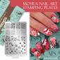 Preview: Moyra Stamping Schablone - Friends Nr.51