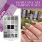 Preview: Moyra Stamping Schablone - Textures Nr.53
