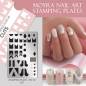 Mobile Preview: Moyra Stamping Schablone - Cuts Nr.60