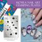Mobile Preview: Moyra Stamping Schablone - Footprints 2 Nr.70