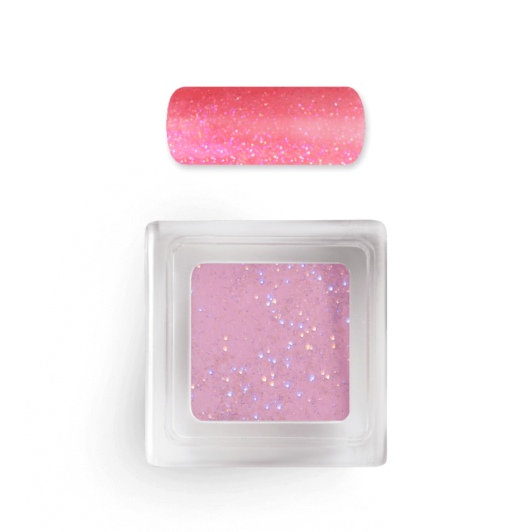 Farb Acryl SPARKLING Candy Ping Nr. 6 - Extra fein gemahlenes, hochpigmentiertes Acrylpulver in einer ungewöhnlich großen Farbauswahl mit vielen Effekten. Unser Farb-Acryl ist sowohl für die Naturnagelverstärkung, als auch für die künstliche Nagelverlänge