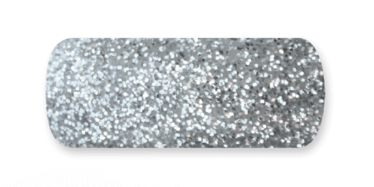 Farb Acryl Pulver - GLITTER Silver Shimmer Nr.106