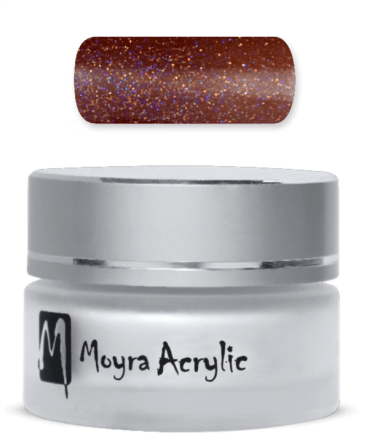 Colour Acryl Powder SPARKLING Choco Brown12g Nr. 17