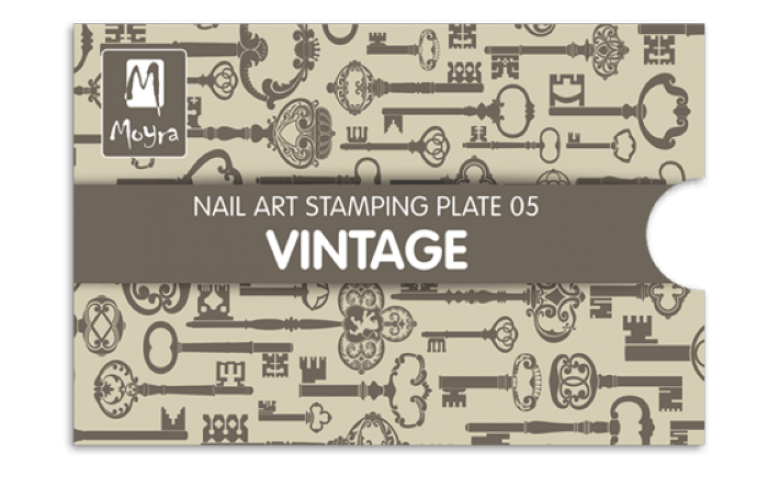 Moyra Stamping Schablone - Vintage Nr.5