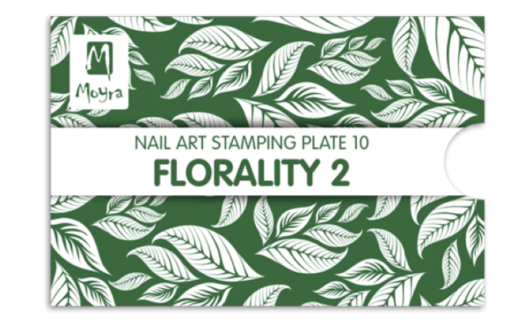 Moyra Stamping Schablone - Florality II Nr.10