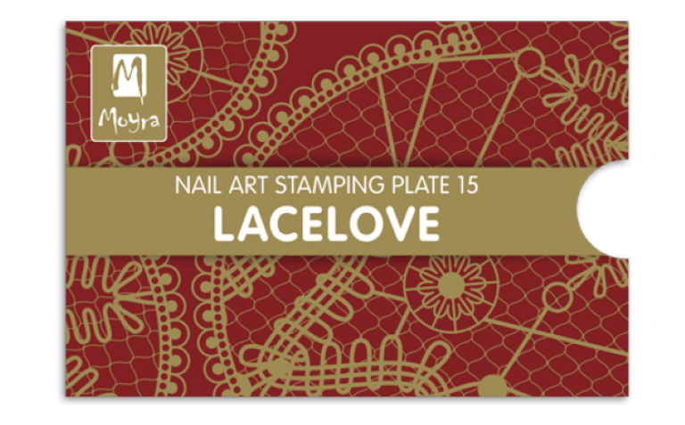 Moyra Stamping Schablone - Lacelove I Nr.15