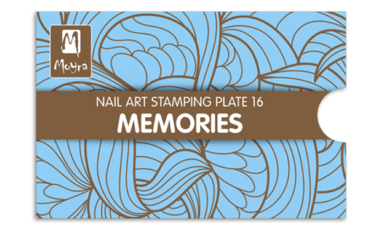 Moyra Stamping Schablone - Memories Nr.16