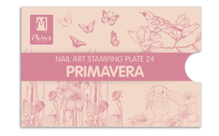 Moyra Stamping Schablone - Primavera Nr.24