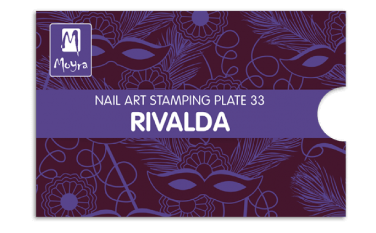 Moyra Stamping Schablone - Rivalda Nr.33