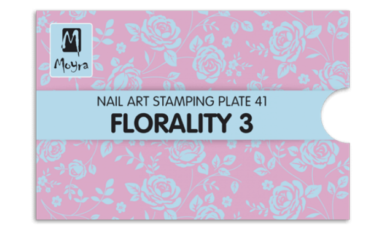 Moyra Stamping Schablone - Florality 3 Nr.41