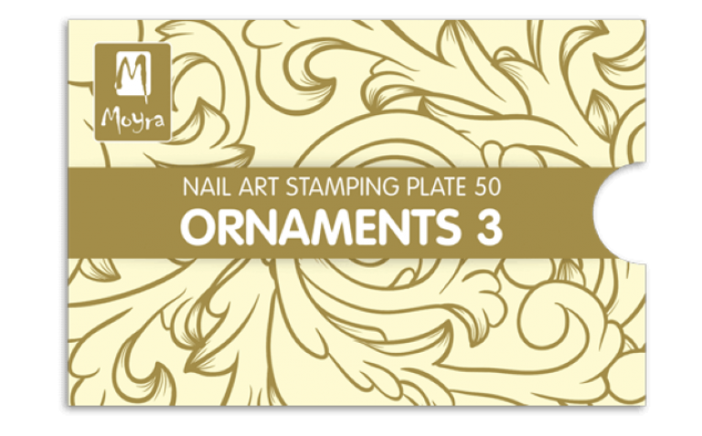 Moyra Stamping Schablone - Ornaments 3 Nr.50