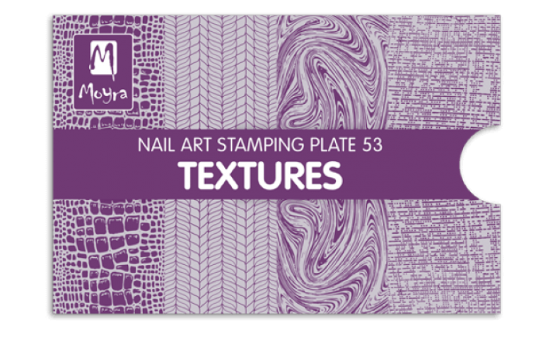Moyra Stamping Schablone - Textures Nr.53