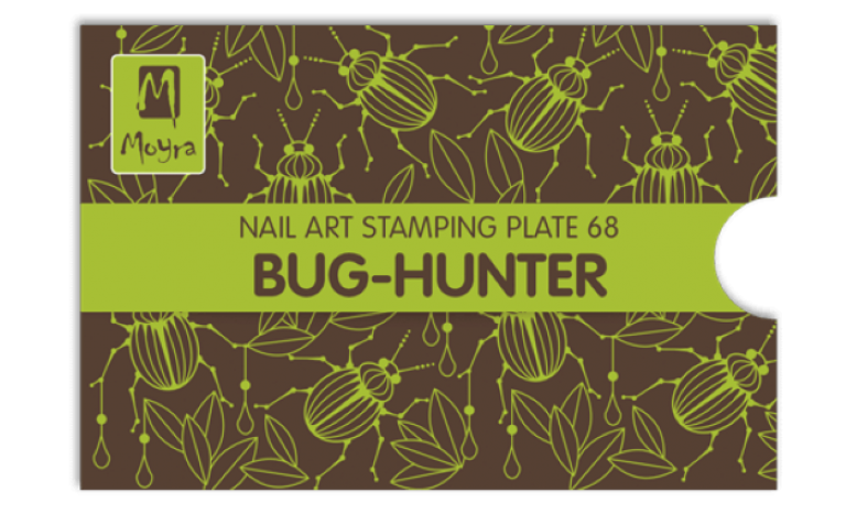 Moyra Stamping Schablone - Bug-Hunter Nr.68