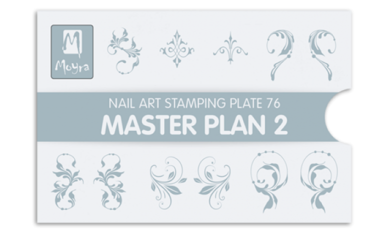 Moyra Stamping Schablone - Master Plan 2 Nr.76