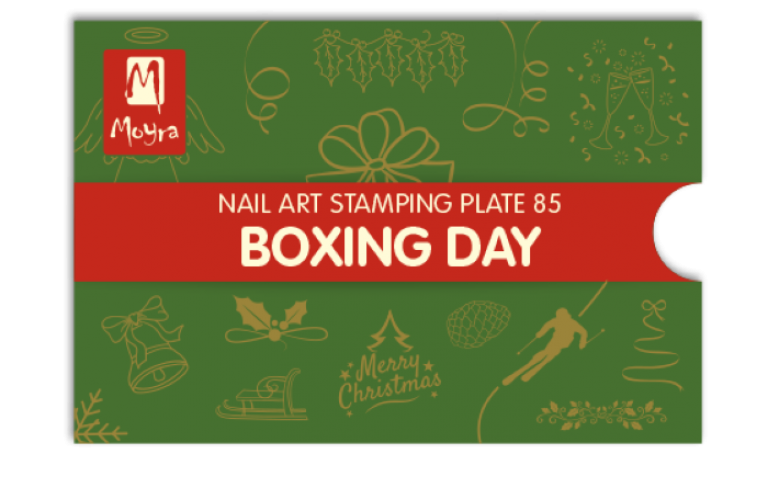Moyra Stamping Schablone - Boxing Day Nr.85