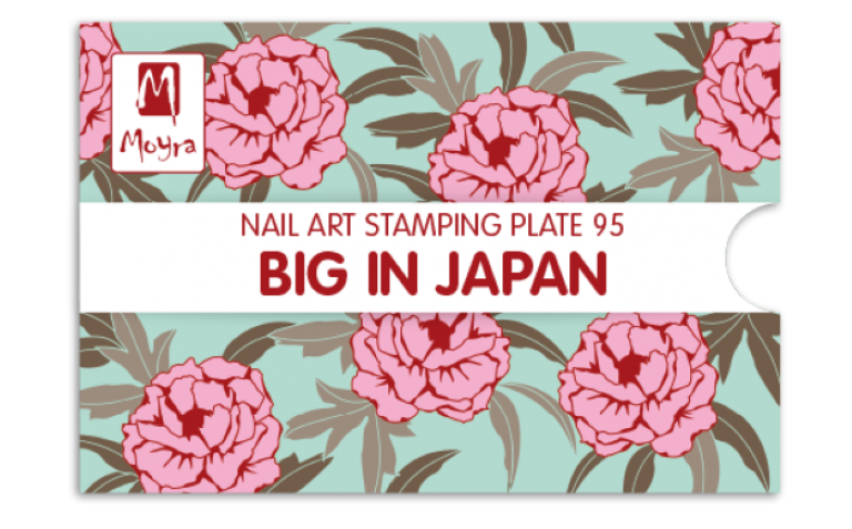 Moyra Stamping Schablone - Big in Japan Nr.95