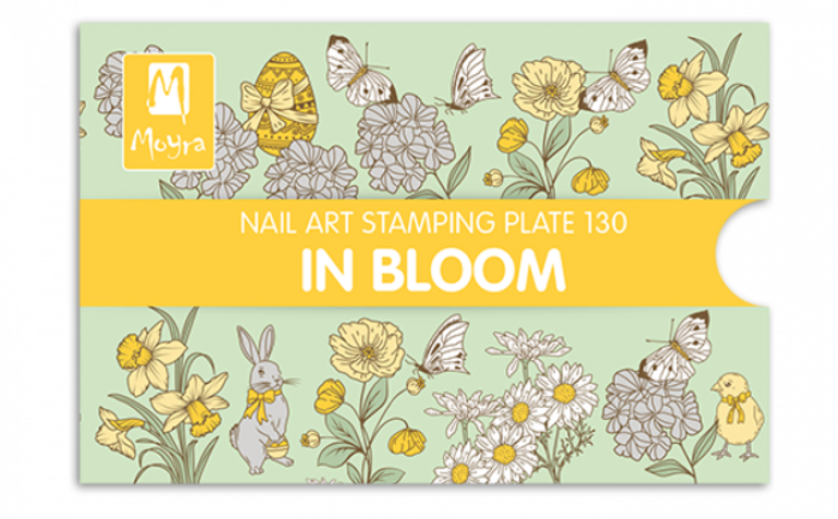 Moyra Stamping Schablone – In Bloom Nr.130