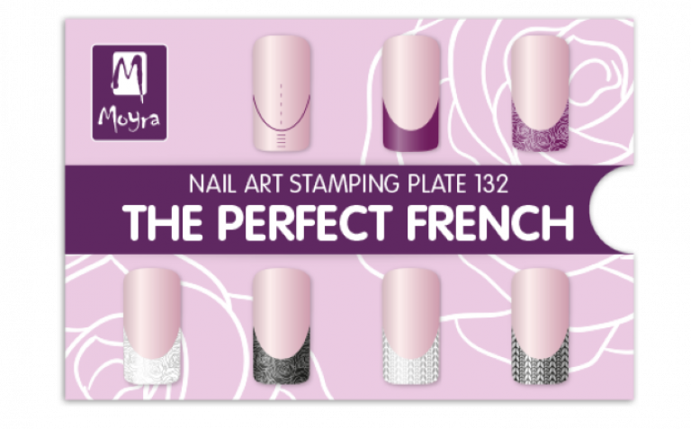 Moyra Stamping Schablone – The Perfect French Nr.132