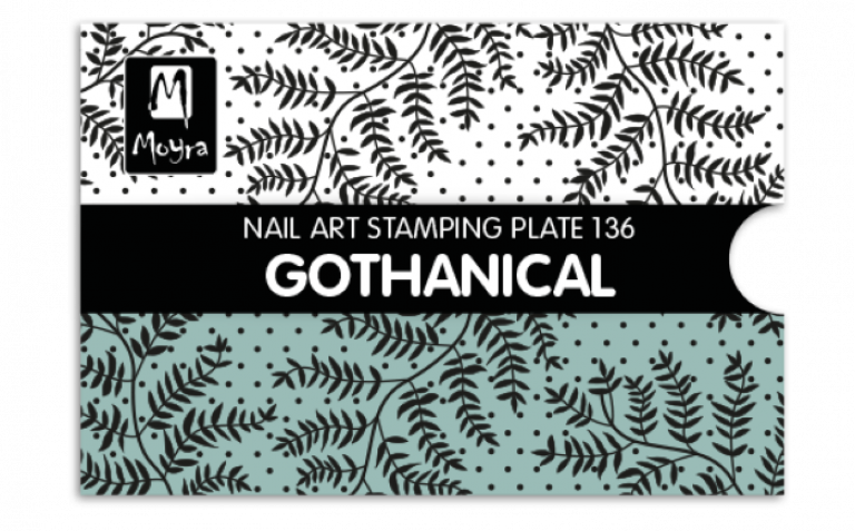 Moyra Stamping Schablone – Gothanical Nr.136