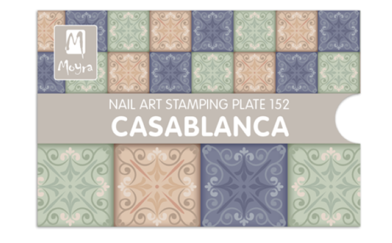 Moyra Stamping Schablone – Casablanca Nr.152