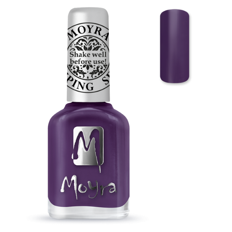 Stamping Nagellack Purple Nr. SP 4 - Stamping Lack speziell für die NailArt Stempeltechnik, einfache Anwendung, professionelle Endergebnisse.