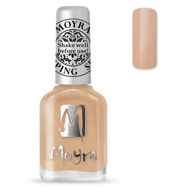 Stamping Nagellack Beige Nr. SP 18 - Stamping Lack speziell für die NailArt Stempeltechnik, einfache Anwendung, professionelle Endergebnisse.