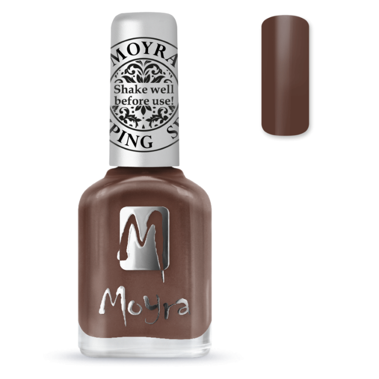 Stamping Nagellack Chocolate Brown Nr. SP 37 - Stamping Lack speziell für die NailArt Stempeltechnik, einfache Anwendung, professionelle Endergebnisse.