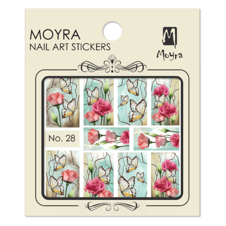 wasserlösliche Nail Art Sticker Nr. 28