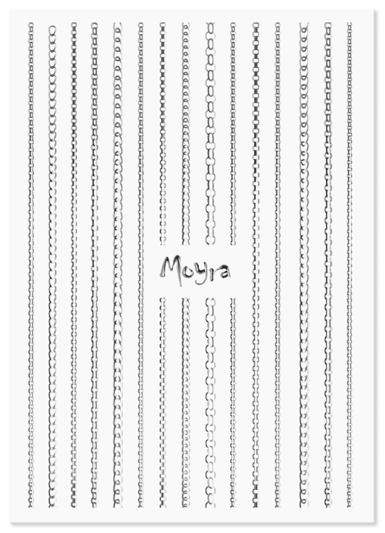 NailArt Stripes Chains Nr. 02