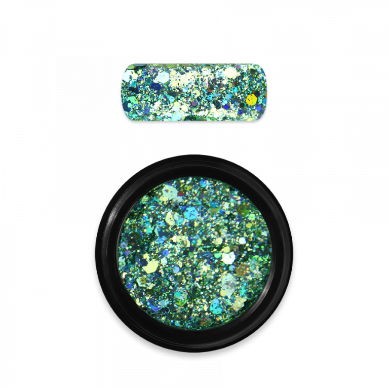 Holo Glitter Mix 19 – Turquoise Green