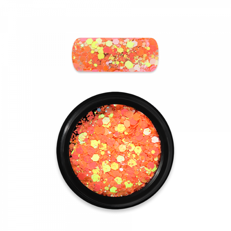 Holo Glitter Mix 22 – Chameleon Light Orange