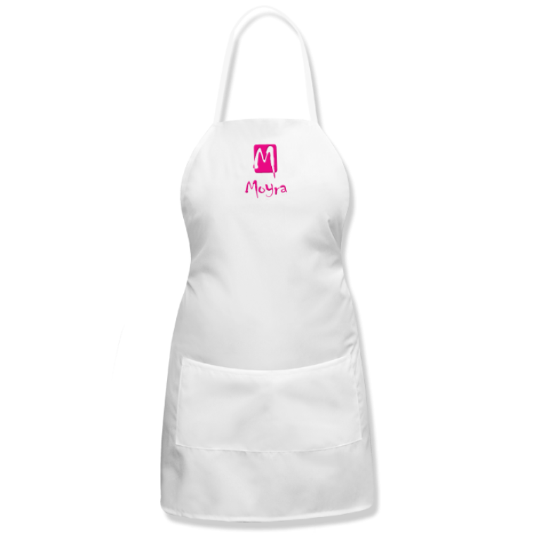 Schürze white
