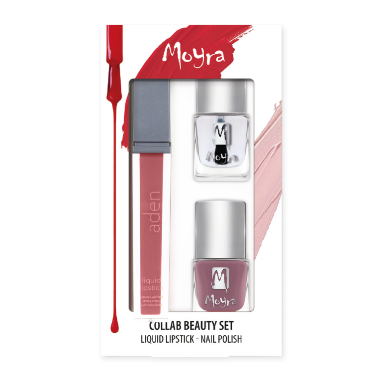 Beauty Set Nr.02 - Lippenstift, Nagellack und Top Coat