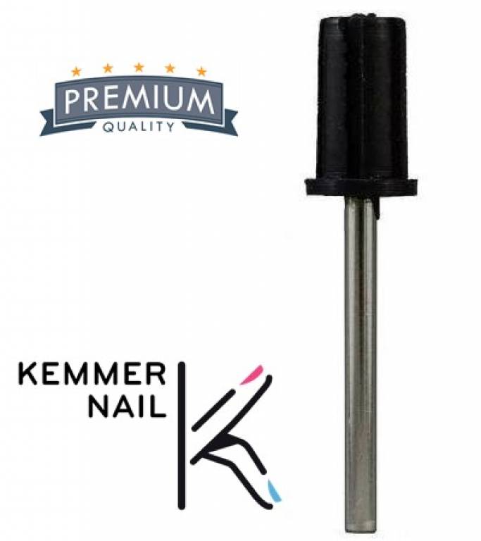 Kemmer Nail – Mandrel Short Rubber – für 6,0mm Schleifbänder – 40mm
