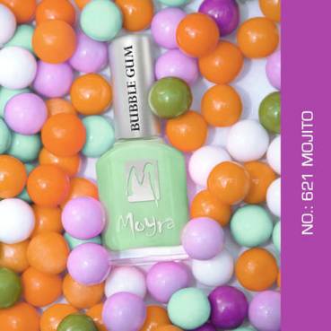 Effekt Nagellack - BUBBLE GUM Mojito Nr.621