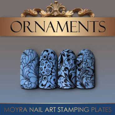 Moyra Stamping Schablone - Ornaments Nr.3