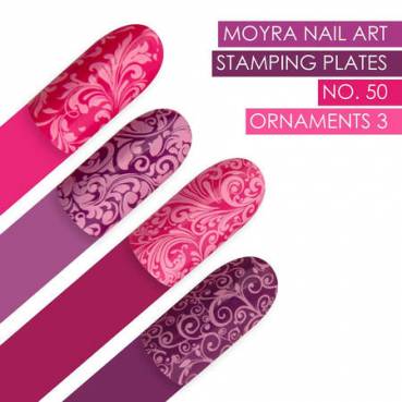 Moyra Stamping Schablone - Ornaments 3 Nr.50