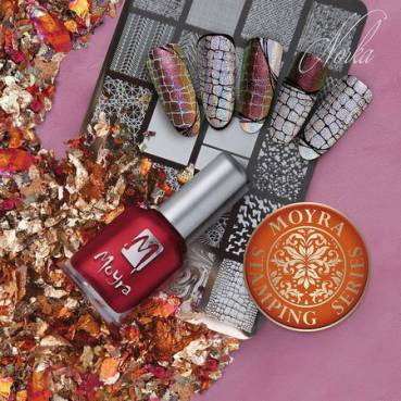 Moyra Stamping Schablone - Textures Nr.53