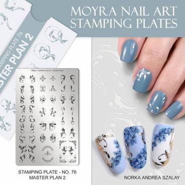 Moyra Stamping Schablone - Master Plan 2 Nr.76