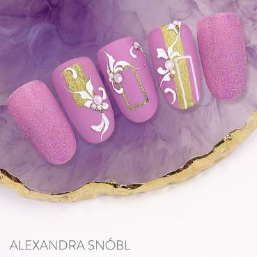 Moyra Stamping Schablone - Cuts 2 Nr.89
