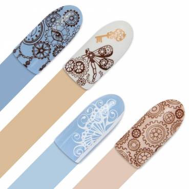 Moyra Stamping Schablone - Stampunk Nr.92