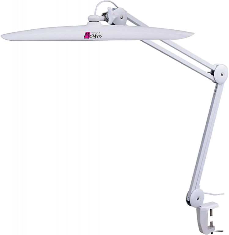 Nageldesign-Tischleuchte mit Gelenkarm, 24W LED, Tageslicht-Weiß, inkl. Dimmer, Ideal für Nagelstudios