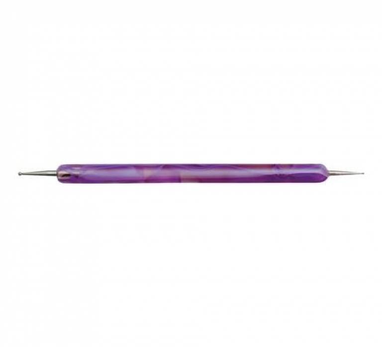 Nail Art Spotty Violett - Dotting Tool Metall - Rostfrei