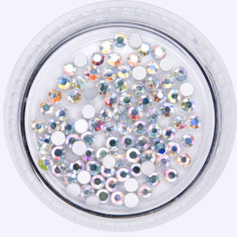 Crystal Stones 100 Stk. Crystal AB Nr. 2