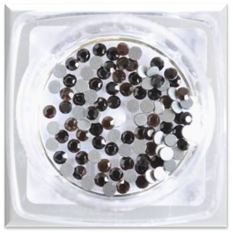 Crystal Stones 100 Stk. Jet Black Nr. 18