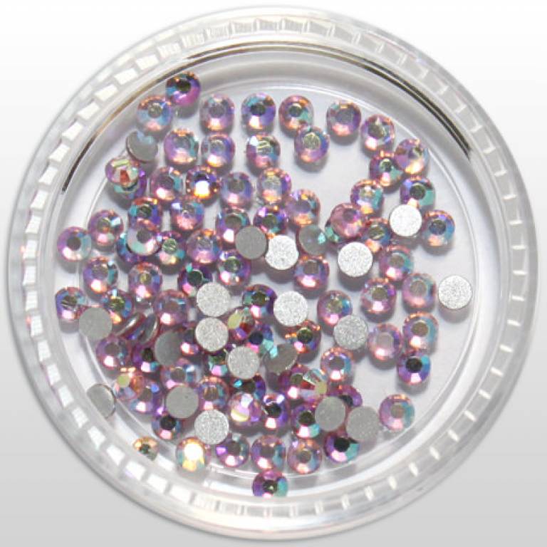 Crystal Stones 100 Stk. Light Rose AB Nr. 34