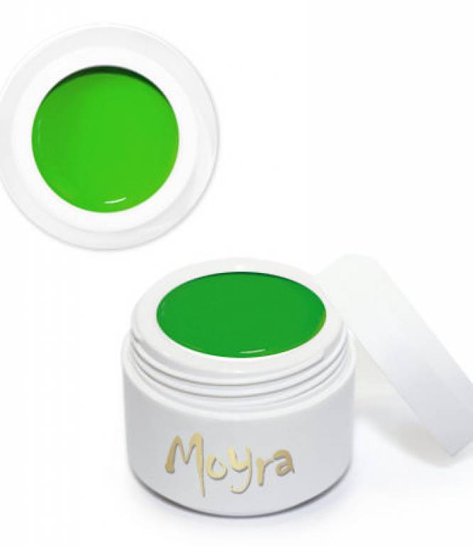 Moyra Painting Gel Green 5g Nr. 4, optimiert für Ihre NailArt, kein Verlaufen, hochdeckend, hochpigmentiertes Mal-Gel, Anwendung auf dem fertigen Nagel