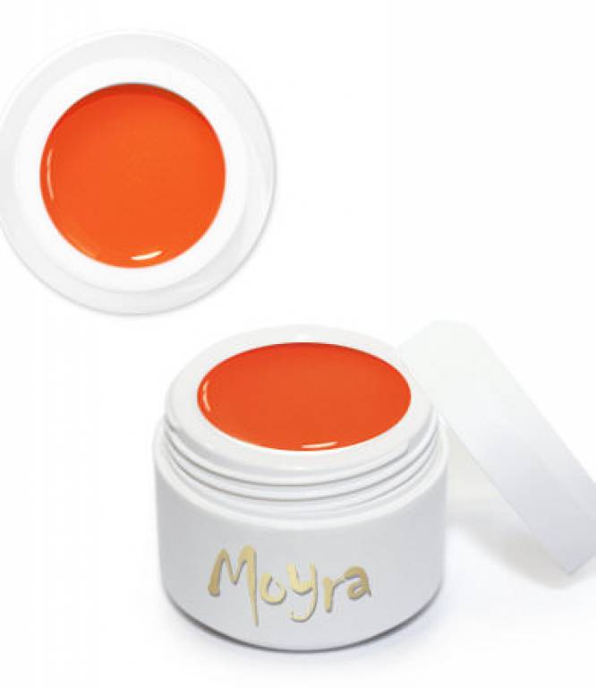 Moyra Painting Gel Vivid Orange 5g Nr. 6, optimiert für Ihre NailArt, kein Verlaufen, hochdeckend, hochpigmentiertes Mal-Gel, Anwendung auf dem fertigen Nagel